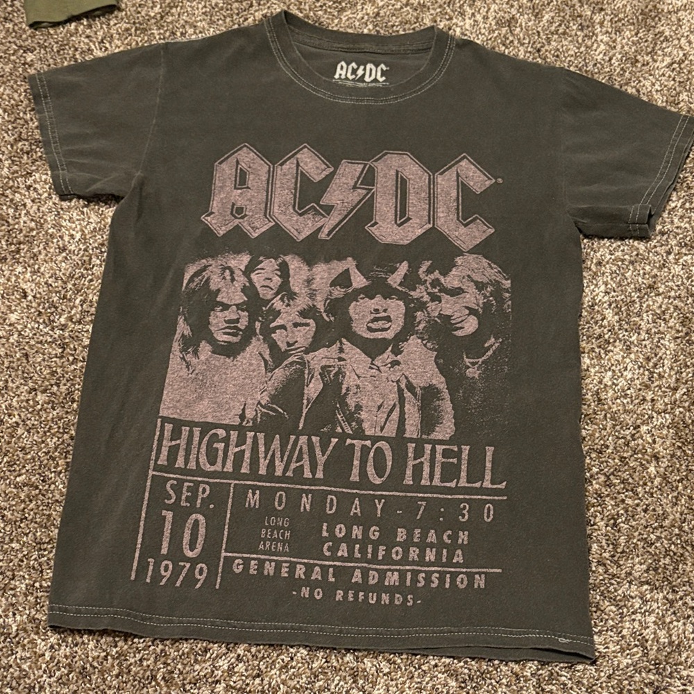 AC/DC 'Highway to Hell' Black Graphic Tee